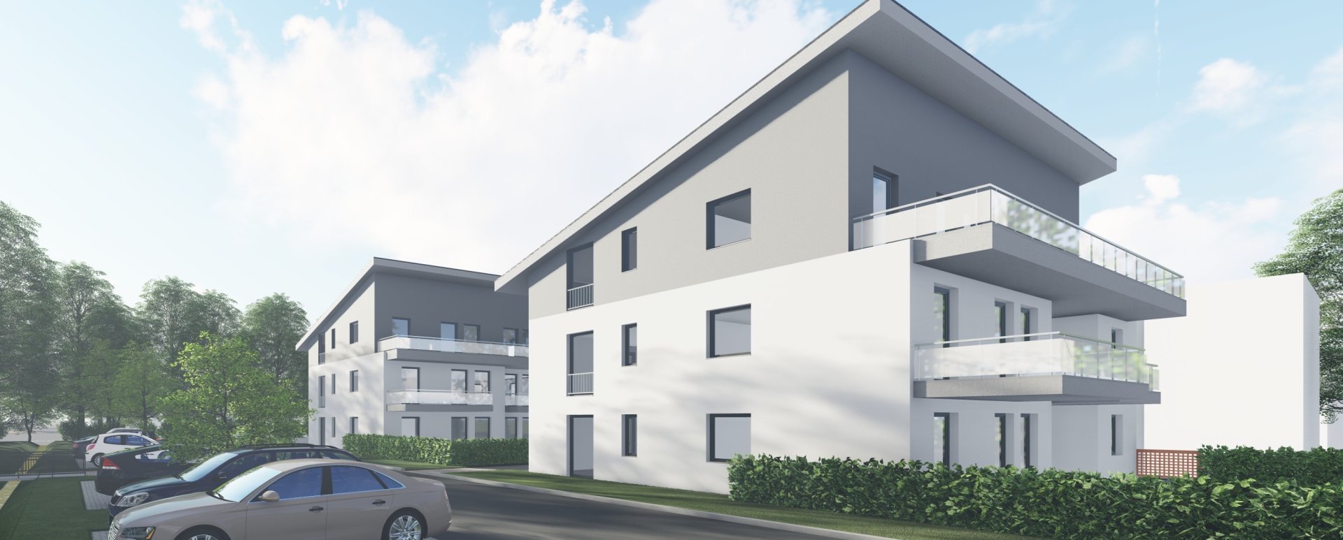 Fassade Mehrfamilienhäuser