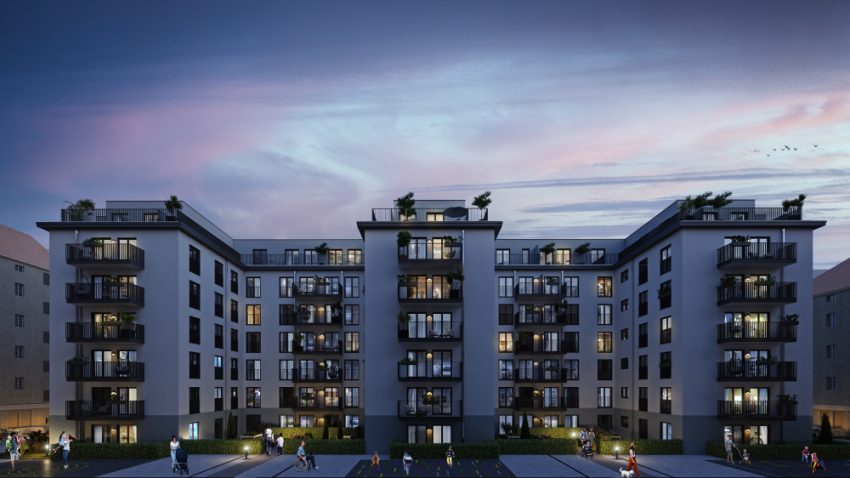 Fassade Mehrfamilienhäuser