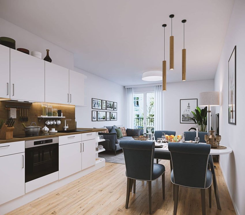 Innenansicht moderner Wohnraum