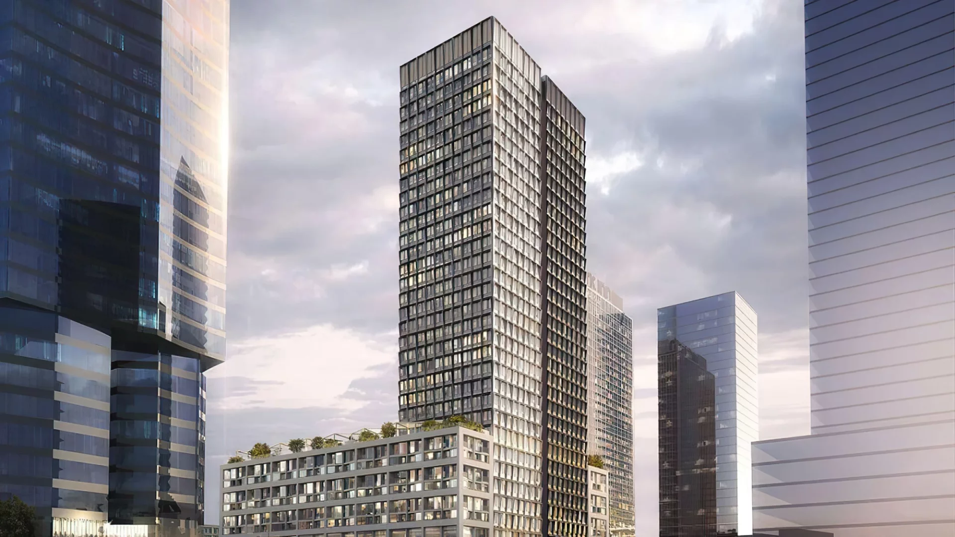 Fassade Büro-Hochhaus