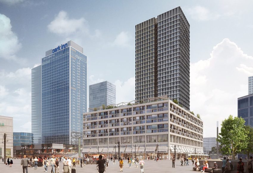 Fassade Büro-Hochhaus