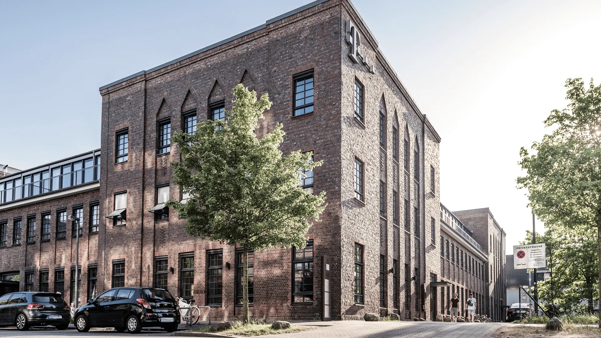 Fassade altes Backsteingebäude