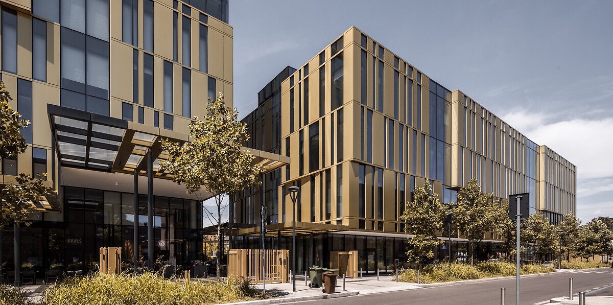 Fassade modernes Bürogebäude