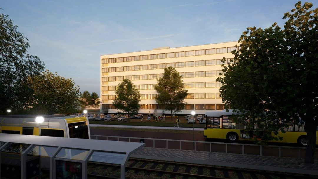 Fassade großes Bürogebäude