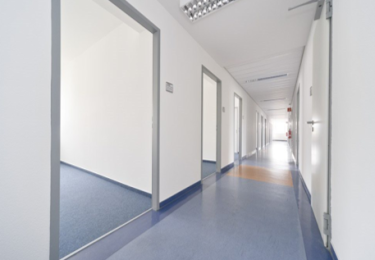 Ansicht Flur des Bürogebäude Tino