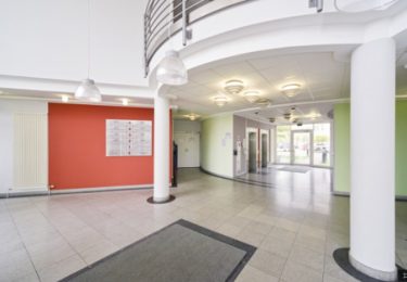 Ansicht Foyer des Bürogebäude Tino
