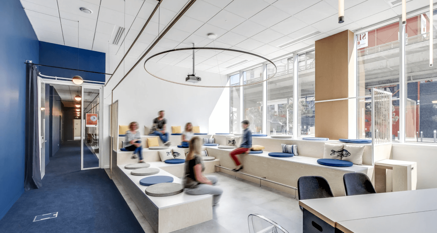 Innenansicht eines modernen Büros