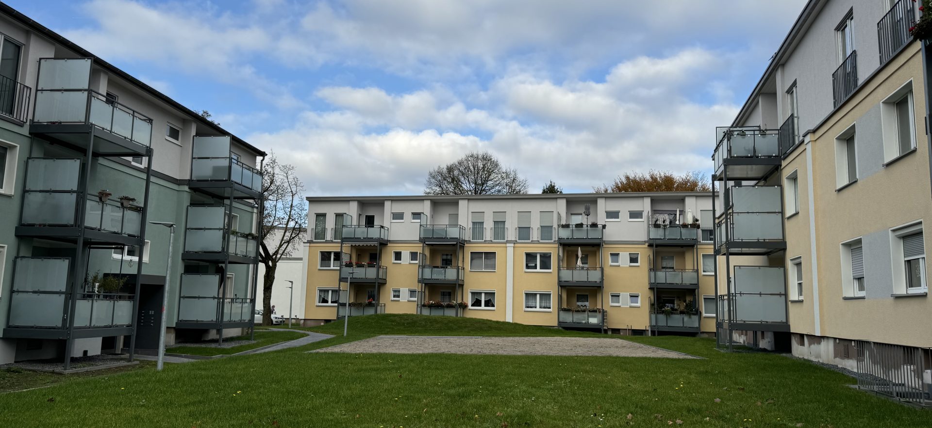 Außenansicht Wohnanlage Mühlheim Auf dem Bruch