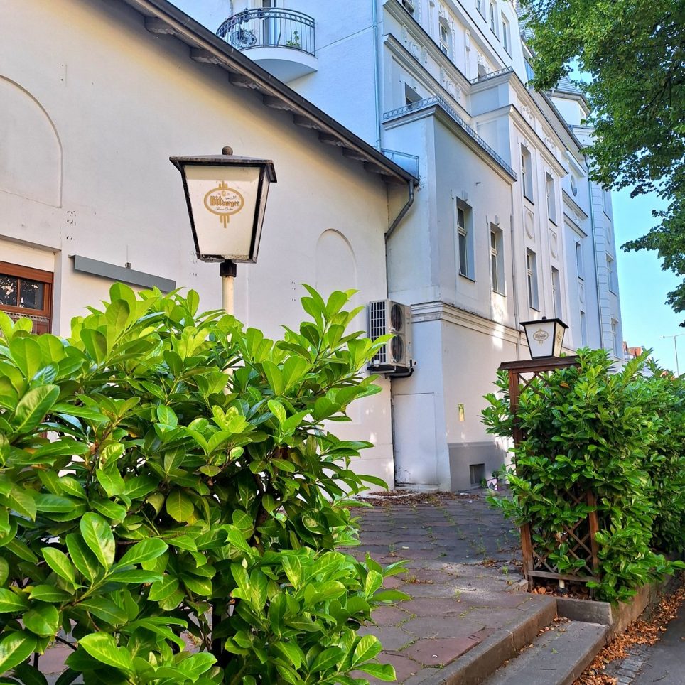 einladender Außenbereich