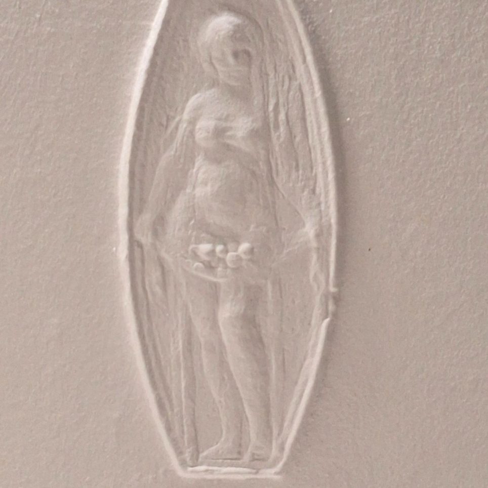 erhaltene Stuckelemente