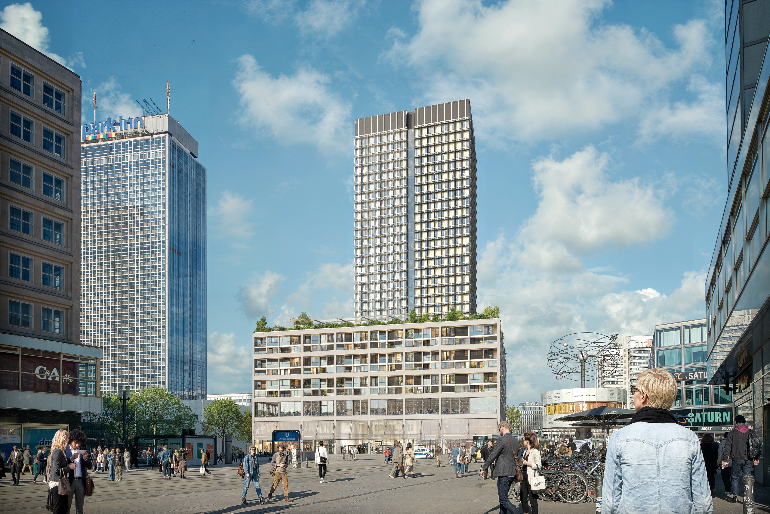 Visualisierung Covivio Alexanderplatz Projekt in Berlin