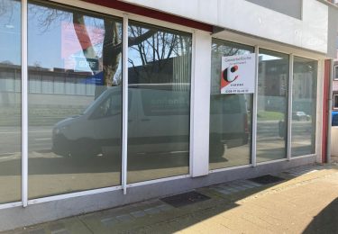 große Schaufensterfront