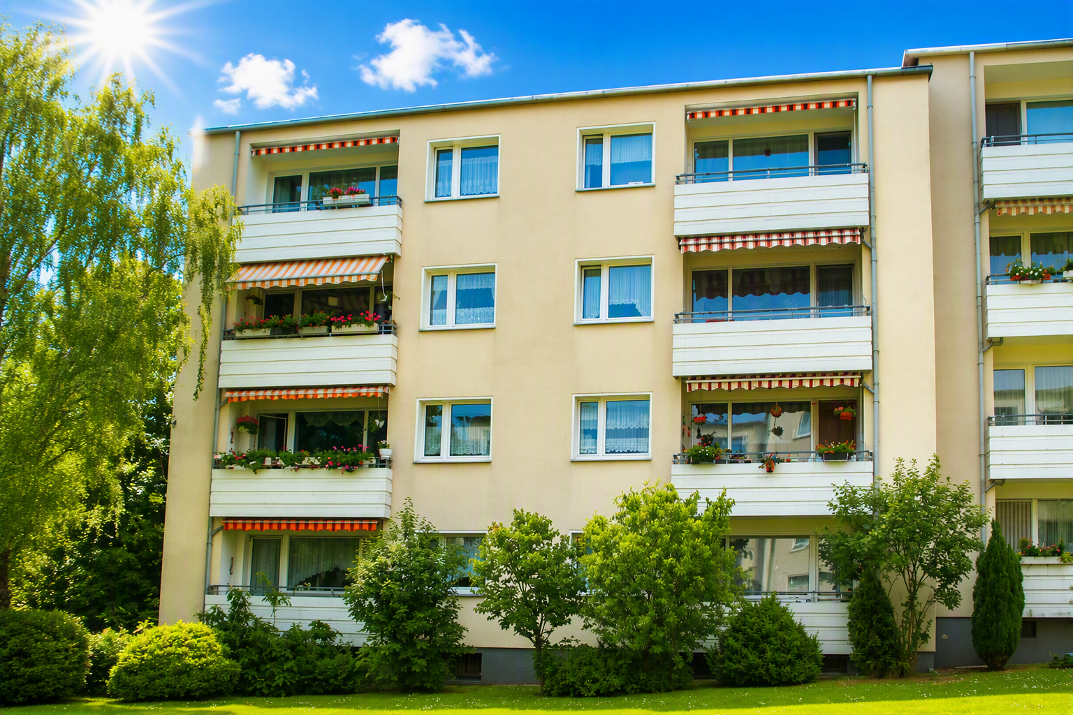 *moderne Mietwohnung mit Balkon in ruhiger Lage* - Photo 2