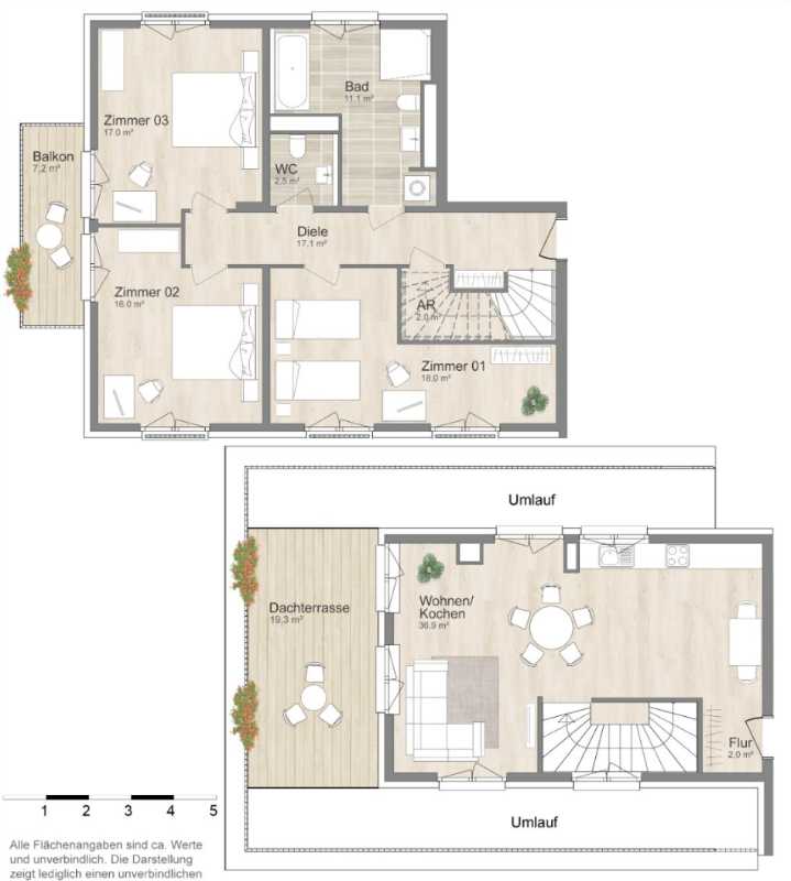 Hinreißende Maisonette mit Dachterrasse! - Photo 5