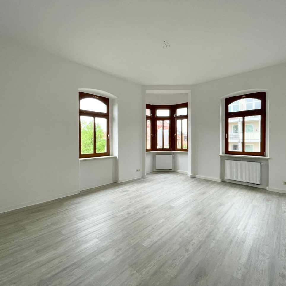 Wohnzimmer mit Erker