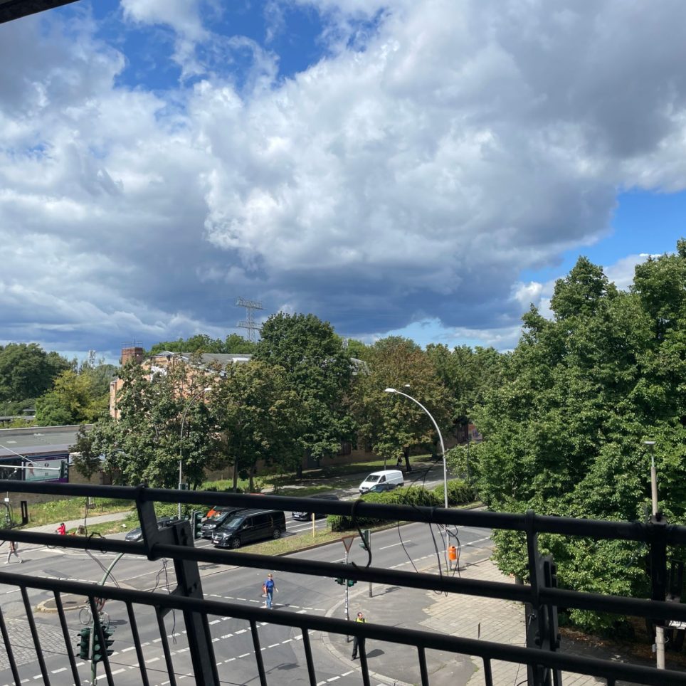 Aussicht vom Balkon