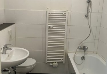 modernisiertes Wannenbad