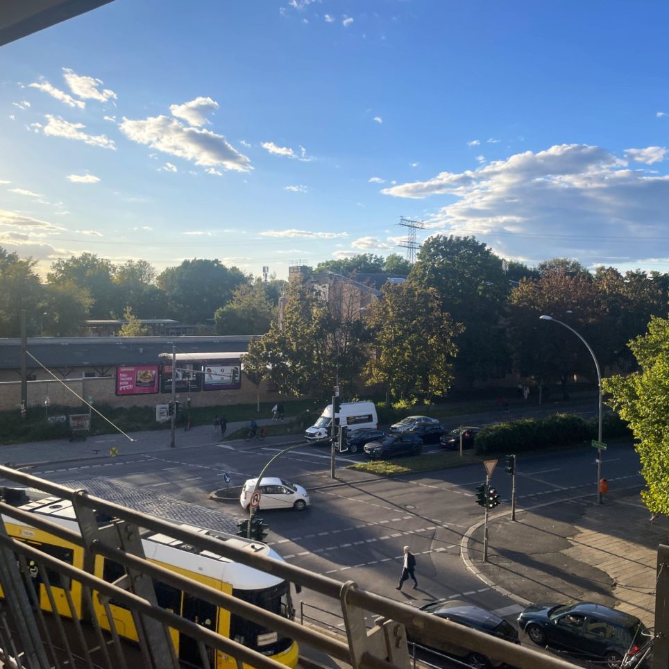 Balkon nach Westen