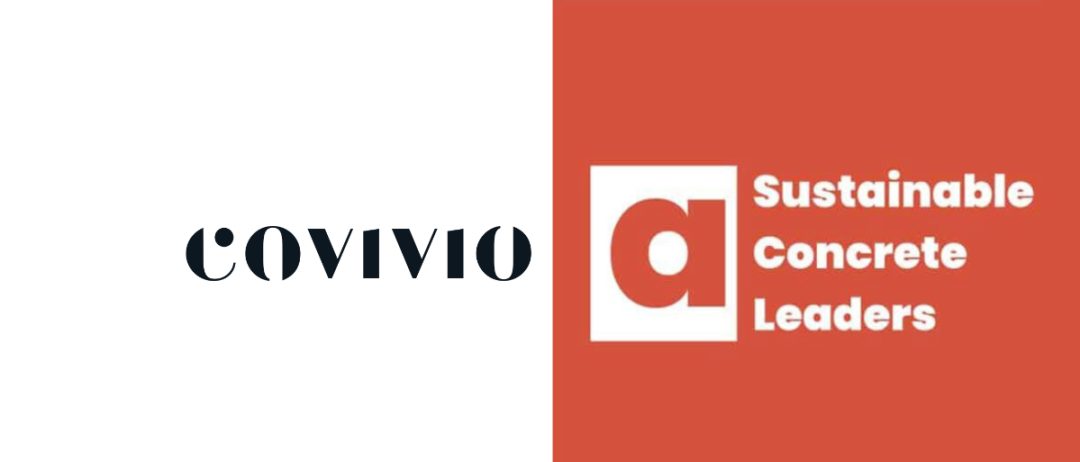 Covivio Logo und Logo Sustainable Concrete Leaders