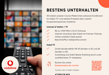 Vodafone Vorteile als Covivio-Mieter