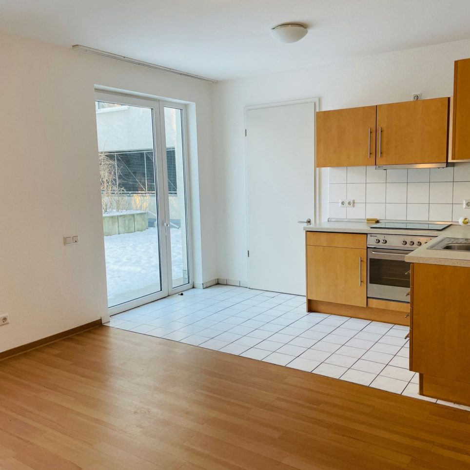 Wohnzimmer mit Terrassenzugang