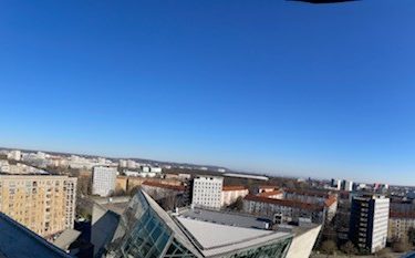 Über den Dächern von Dresden Ostseite