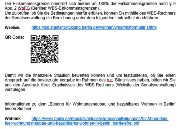 Bündnis für Wohnen