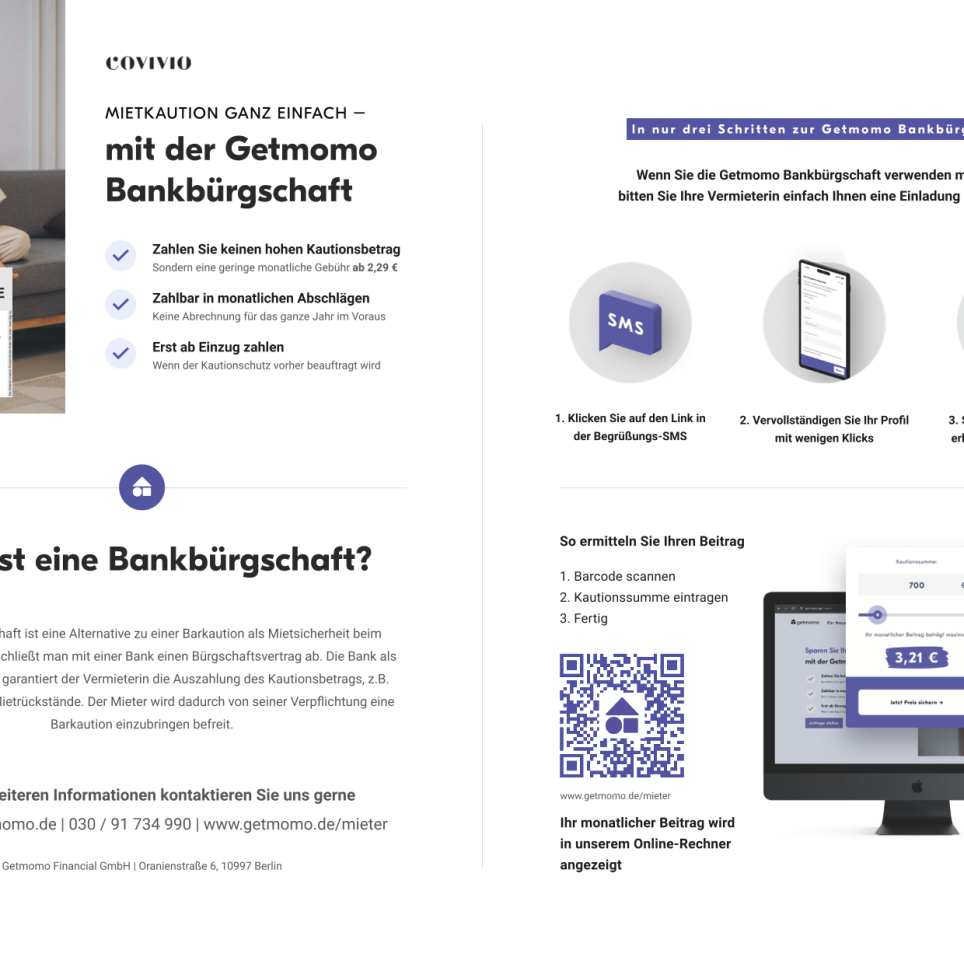 Angebot Kautionsbürgschaft