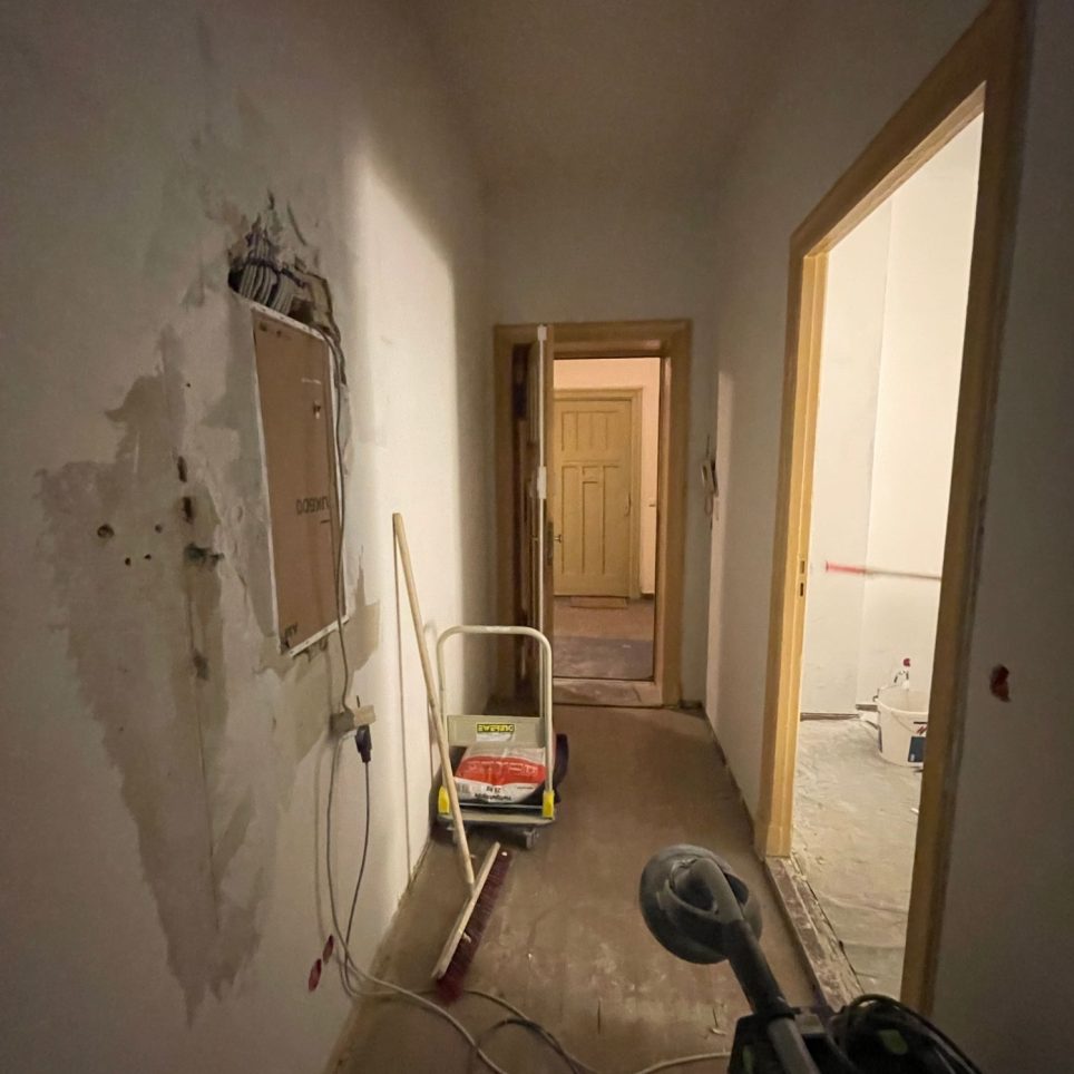 Flur im Ausbau