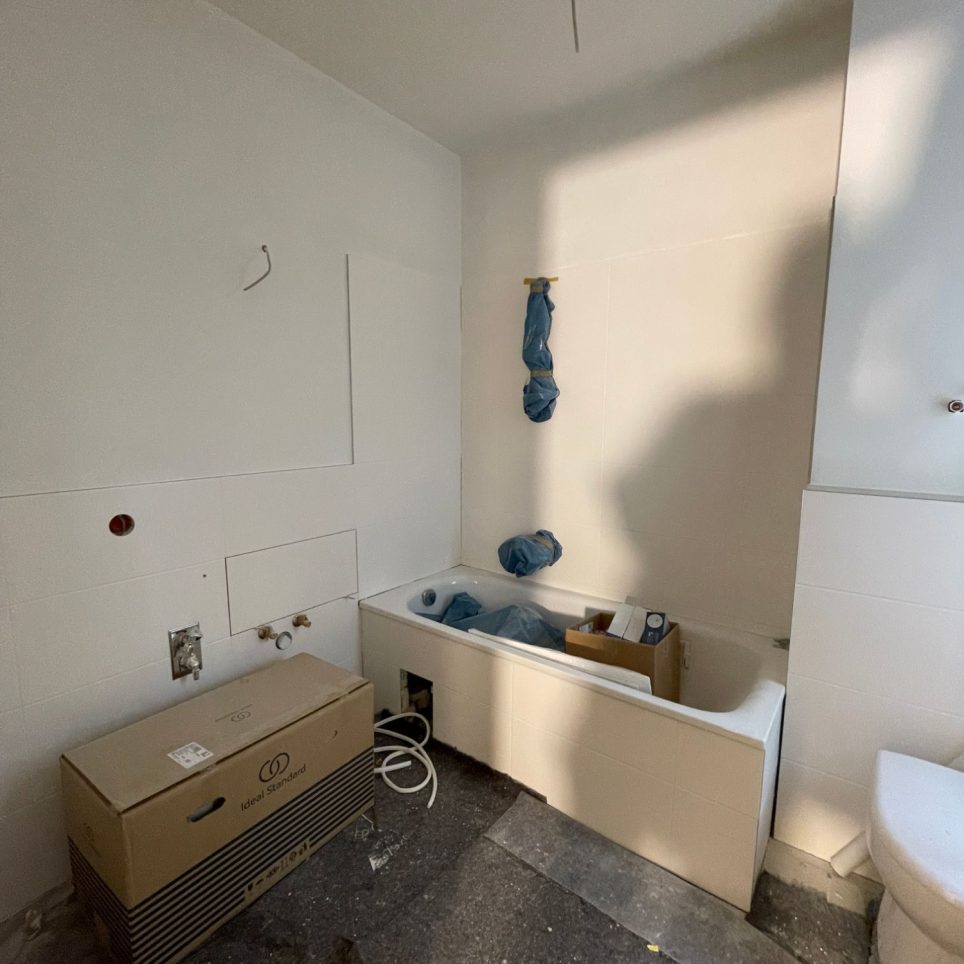 Badezimmer noch im Ausbau