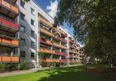 Hinteransicht Gebäude