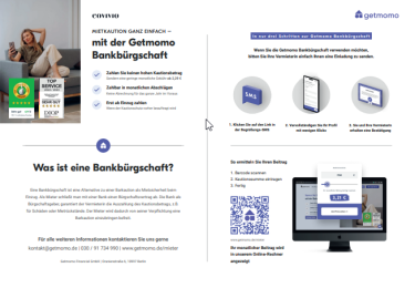 Kautionsbürgschaft gewünscht