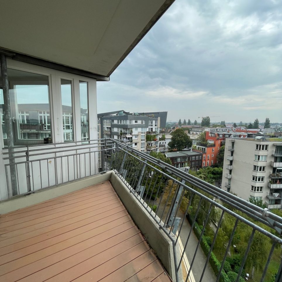 Ausblick vom Balkon