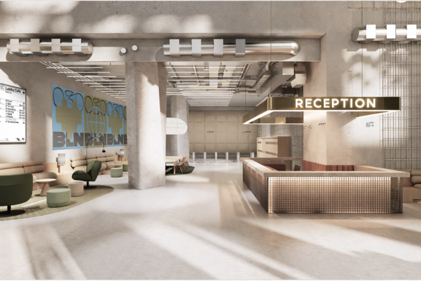 Lobby im Multi-Use-Tower 030BLN