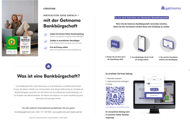 Getmomo Bankbürgschaft