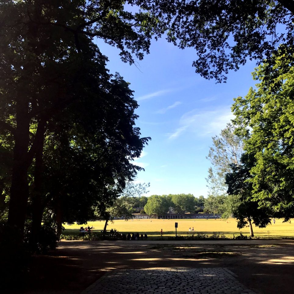 Pause im Schillerpark