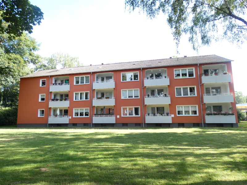 Hausansicht-Balkone