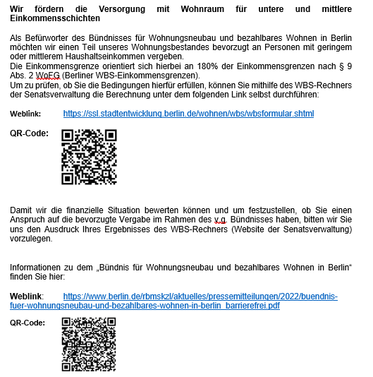 Bündnis für Wohnen