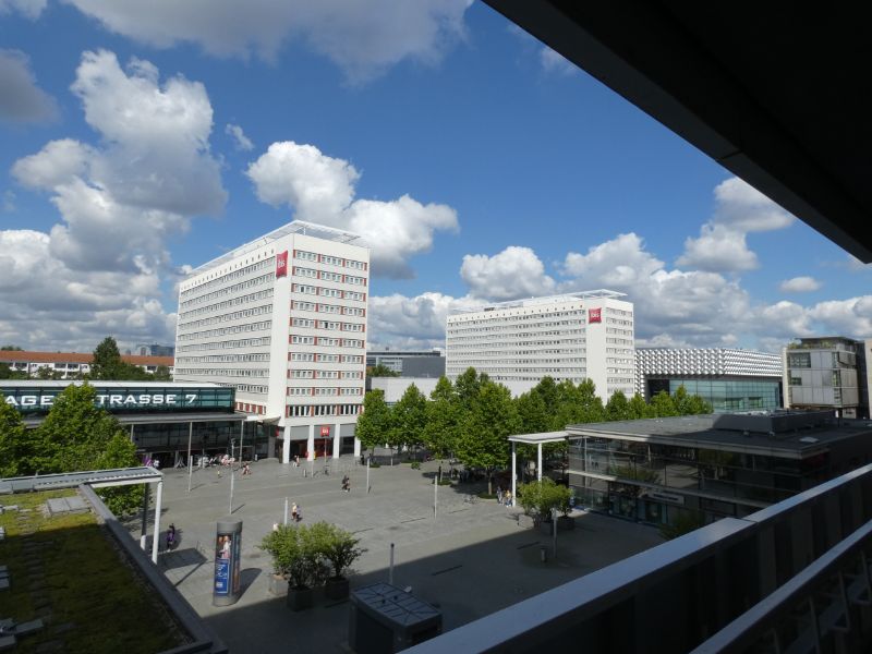 Blick vom Balkon