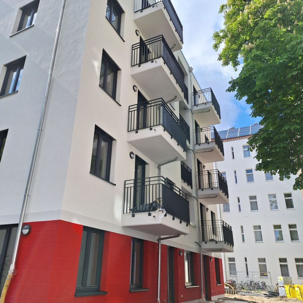 Ruhig gelegene Balkone