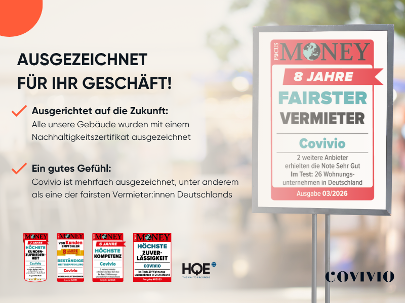 Ausgezeichnet für Ihr Geschäft!