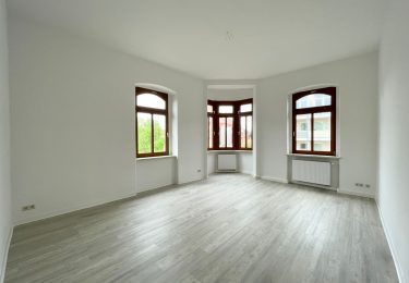 Wohnzimmer mit Erker
