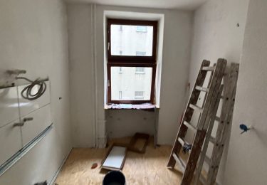 Küche im Sanierungszustand